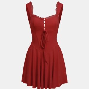 Corset Style Mini Dress - Image 3