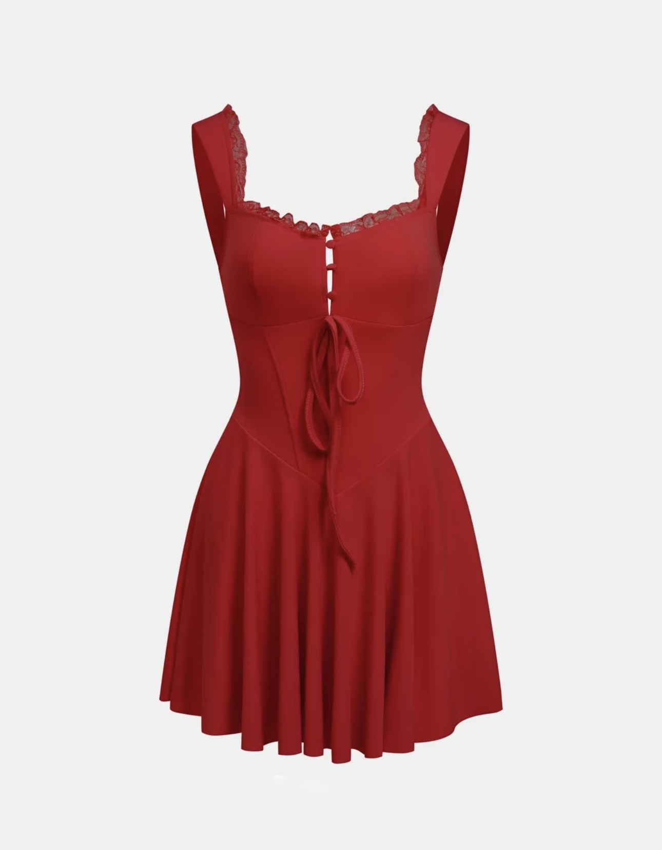 Corset Style Mini Dress - Image 3