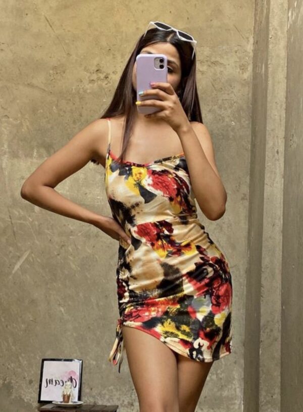 Ruched Mini Dress - Image 9