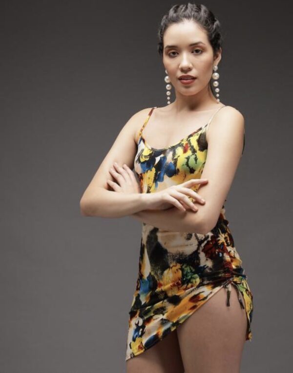 Ruched Mini Dress - Image 5