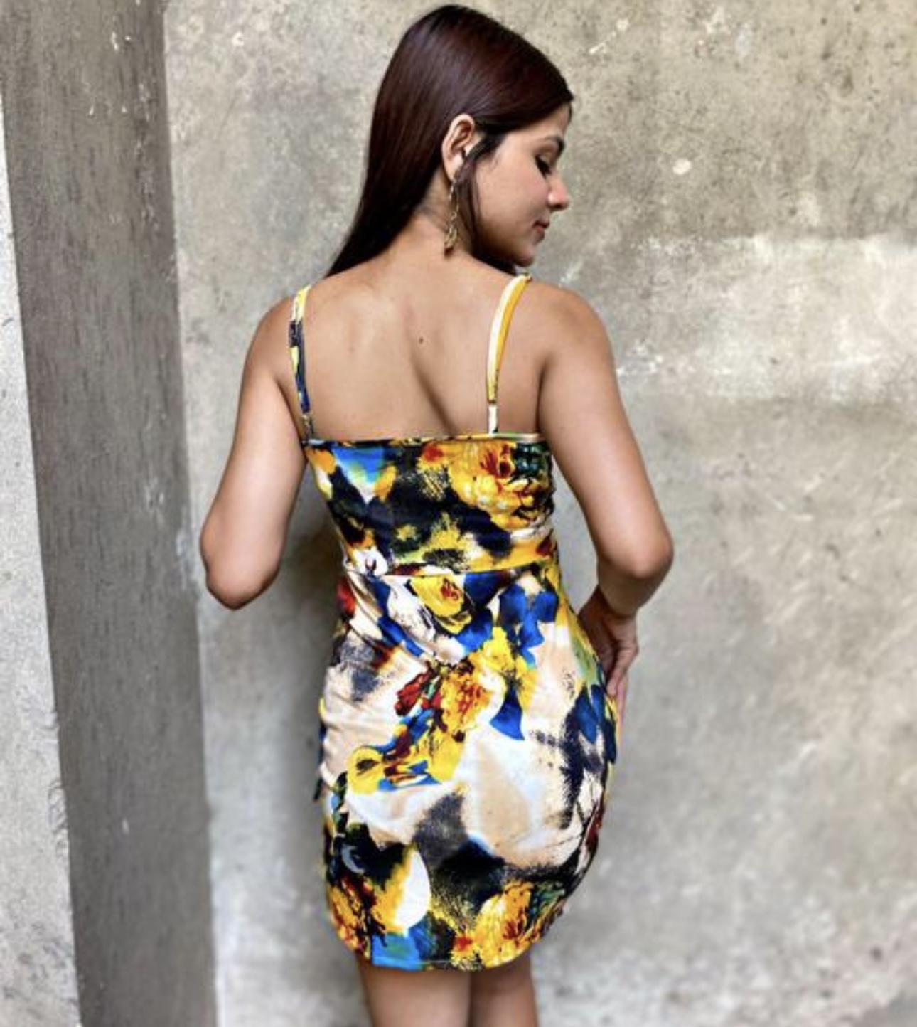 Ruched Mini Dress - Image 2