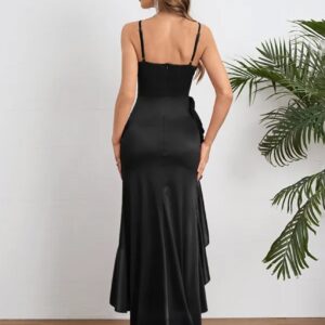 Asymmetric Cocktail Midi Dress - Image 5
