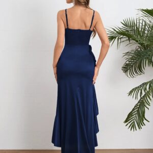 Asymmetric Cocktail Midi Dress - Image 7