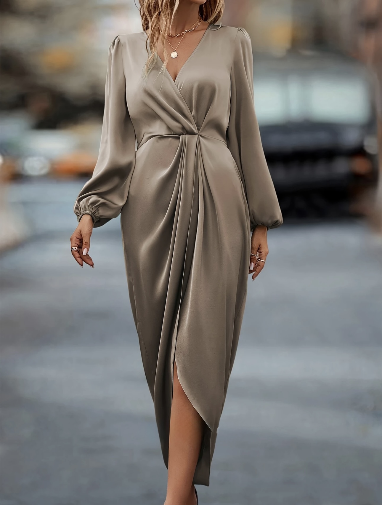 Darted Shirt Midi Dress - Image 5