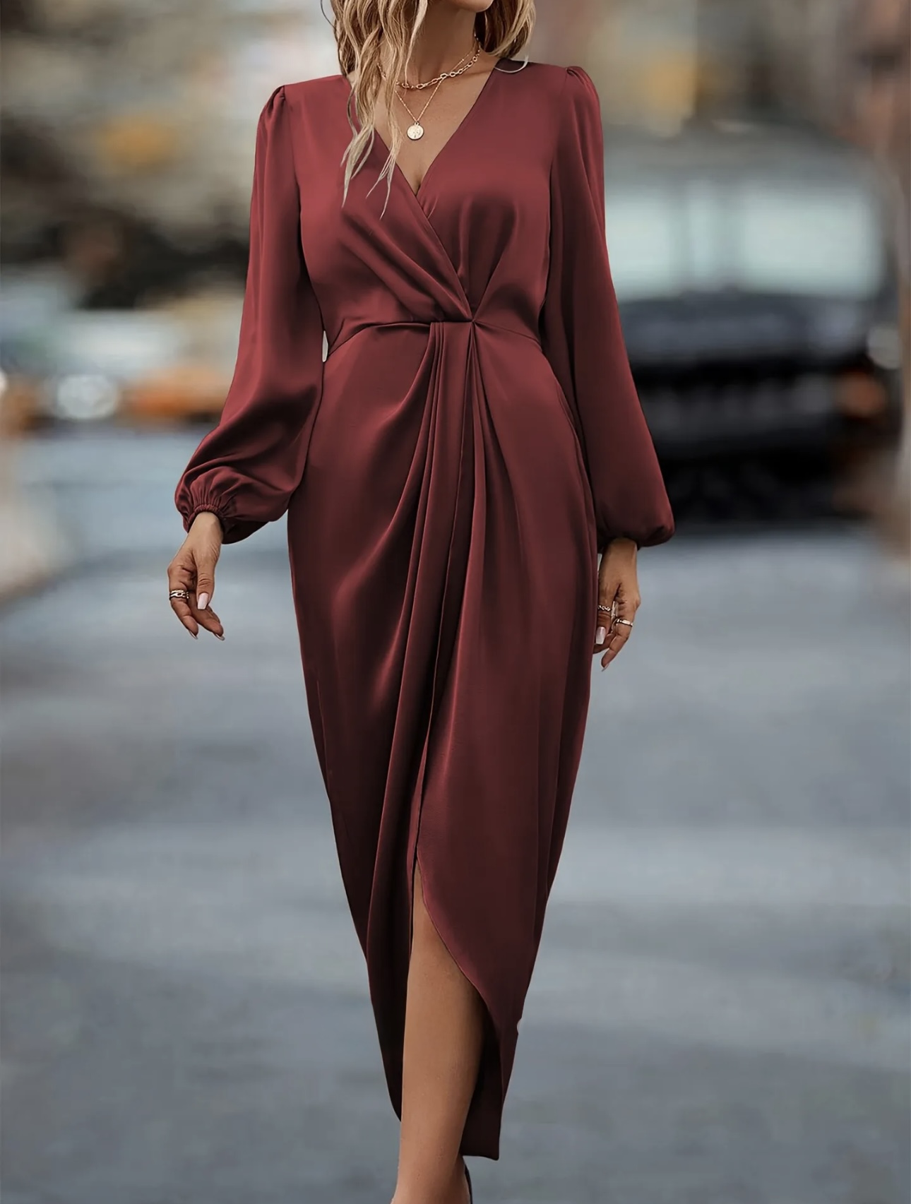 Darted Shirt Midi Dress - Image 7