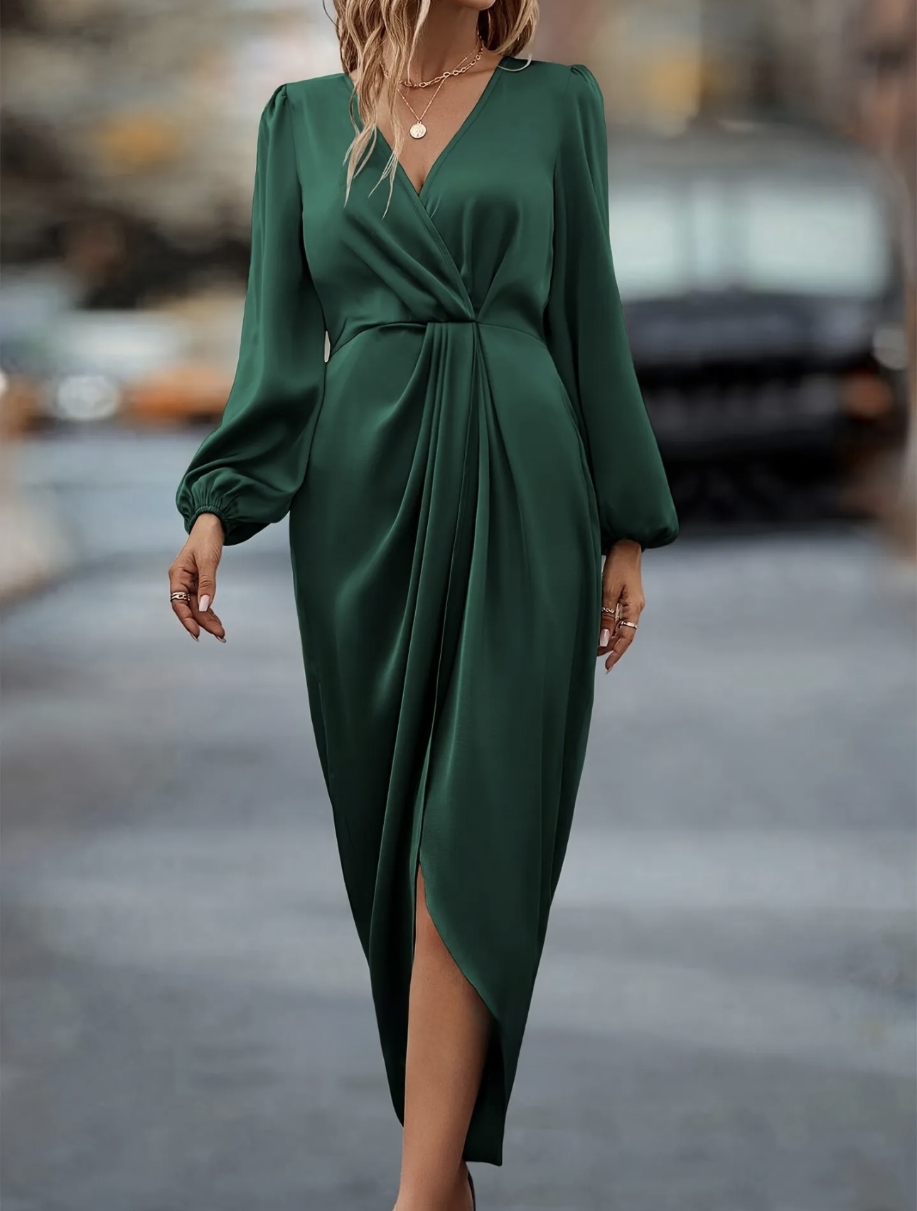Darted Shirt Midi Dress - Image 10