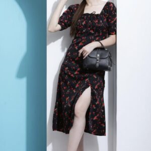 Knee Length - Line Comfy Dress - Image 15