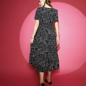 Line Calf Length Dress - Image 2