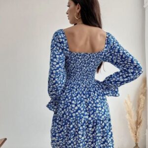 Square  Neck A - line Dress - Image 7