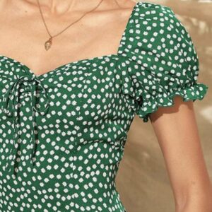 Summer Perfect Daisy Flower A-Line Dress - Image 5