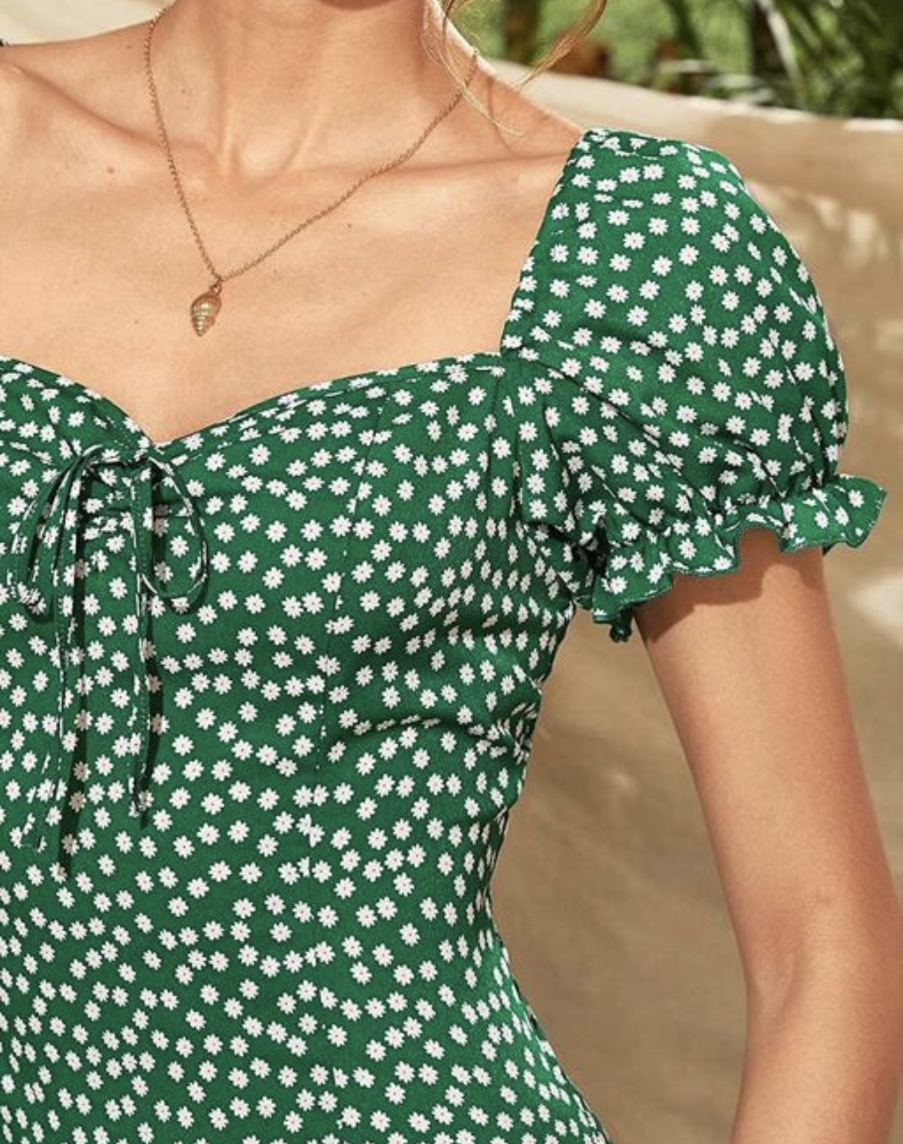 Summer Perfect Daisy Flower A-Line Dress - Image 5