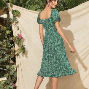 Summer Perfect Daisy Flower A-Line Dress - Image 4