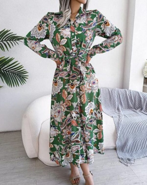 Shirt Dress A - Line - Image 2