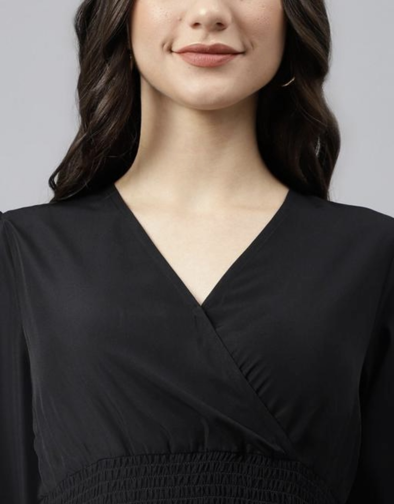 Georgette A - Line Long Dress - Image 10