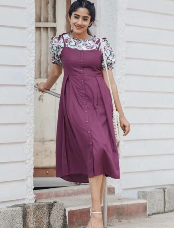 Admirable Dress With Top - Image 12