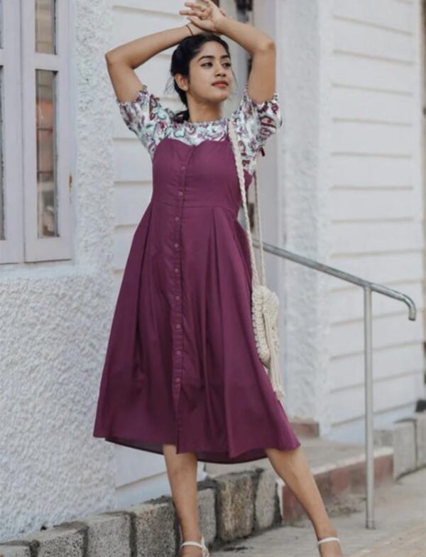 Admirable Dress With Top - Image 10