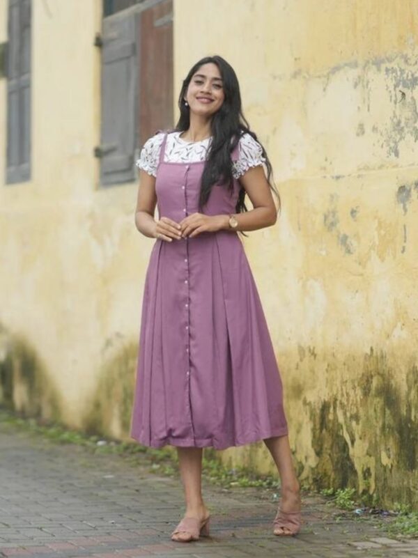 Admirable Dress With Top - Image 9