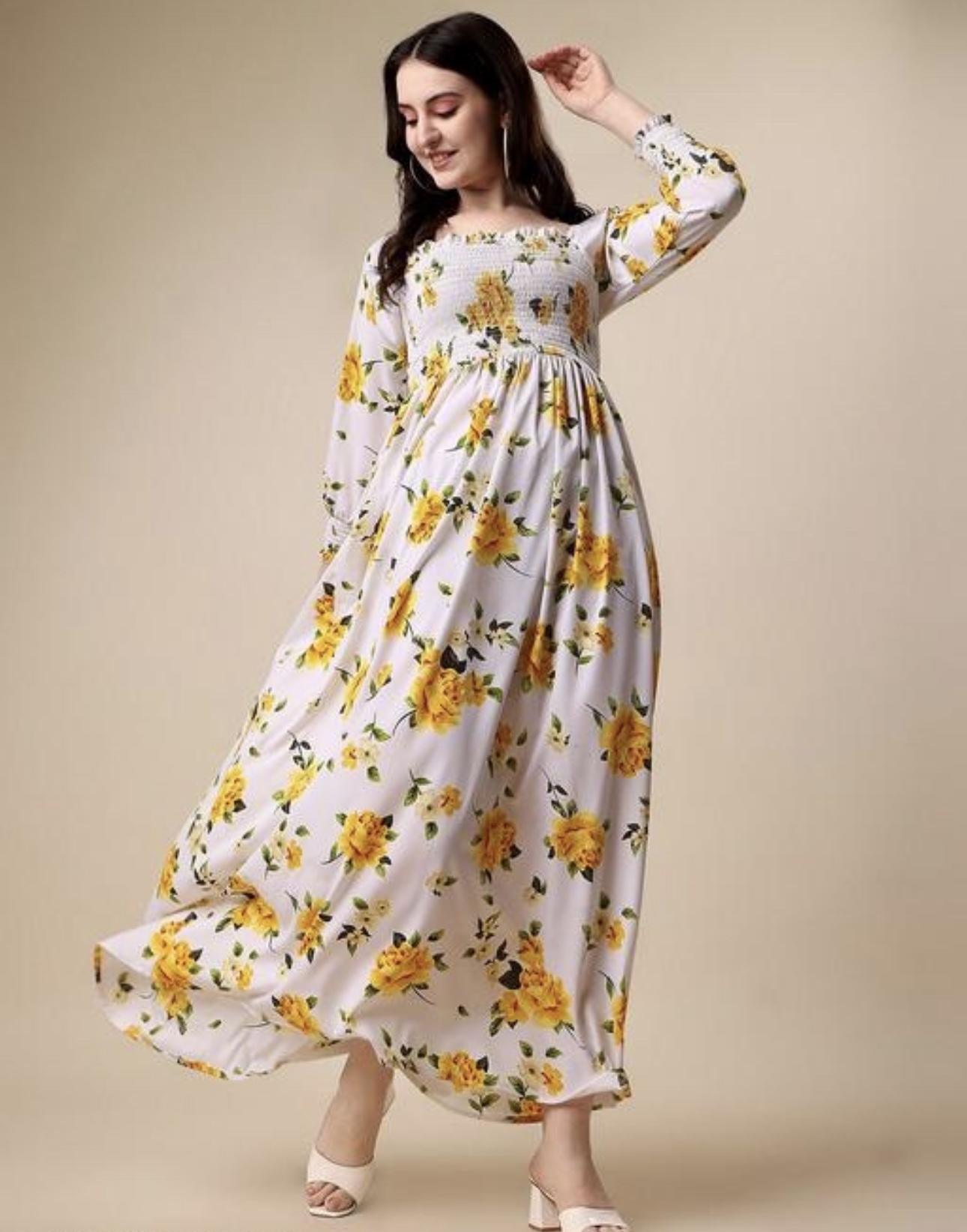 Fit And Flare A - Line Maxi Dress - Image 11