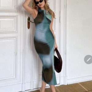 Halter Neck Maxi Dress - Image 13
