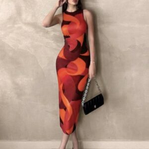 Halter Neck Maxi Dress - Image 5