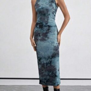 Halter Neck Maxi Dress - Image 3