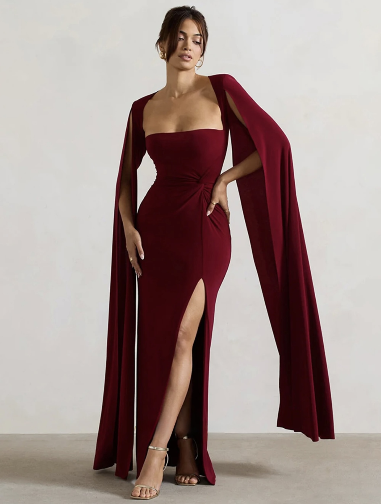 Wing Slit Knotted Dress - Image 8