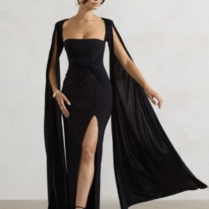 Wing Slit Knotted Dress - Image 4