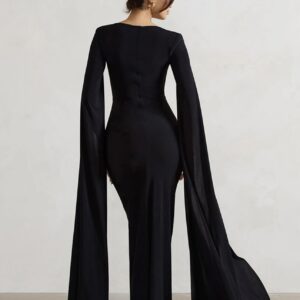 Wing Slit Knotted Dress - Image 3