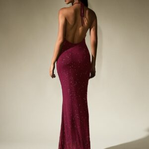 Halter Neck Bodycon Dress - Image 2