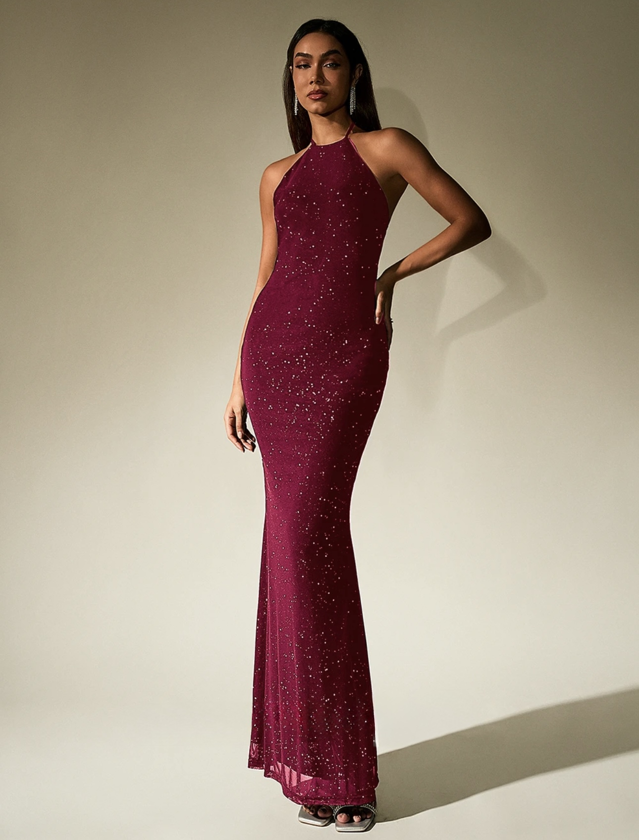 Halter Neck Bodycon Dress - Image 3