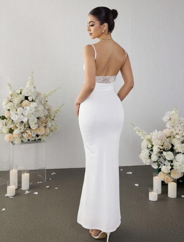 Lace Detailed Bodycon Dress - Image 5