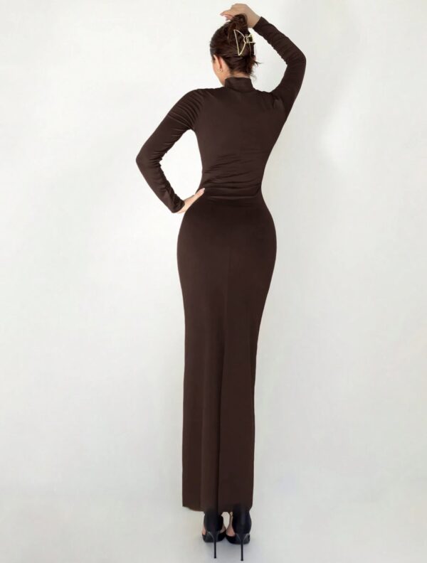 Buckle Bodycon Dress - Image 6