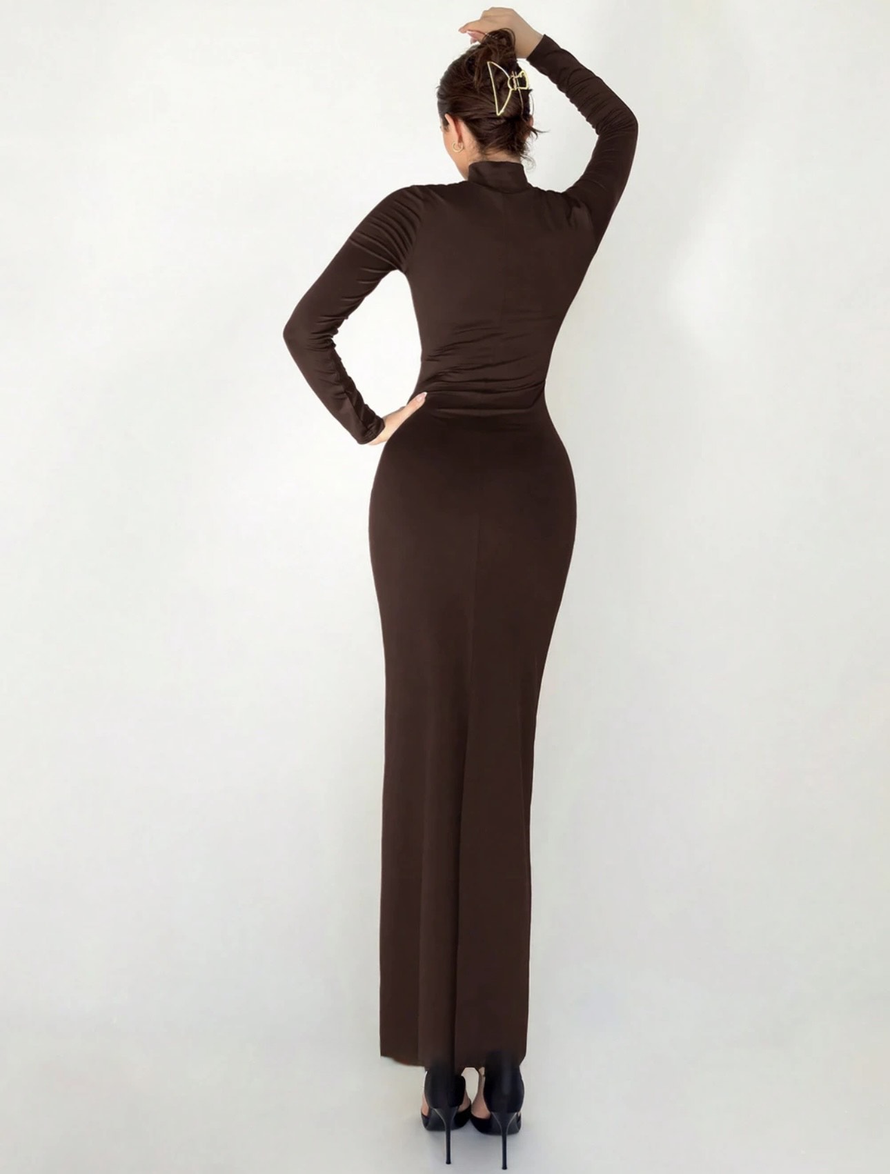 Buckle Bodycon Dress - Image 6