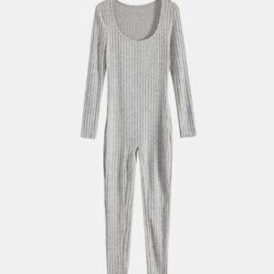  Ribbed Textured Jumpsuit - Image 5